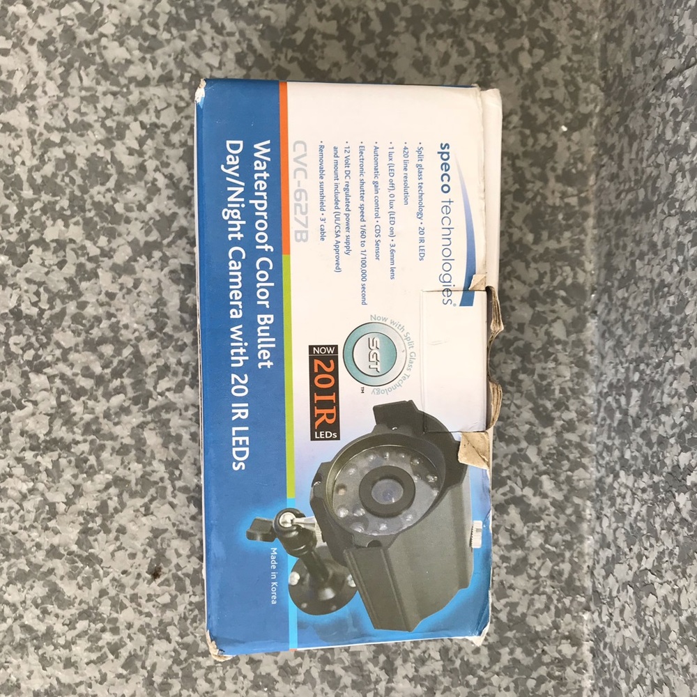 Waterproof security camera